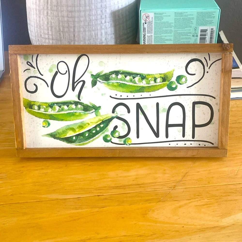 Oh Snap Kitchen Decor by XM Arts Studio